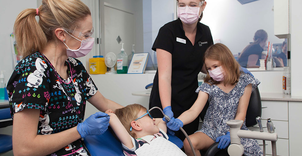 children tooth brushing kawana dental